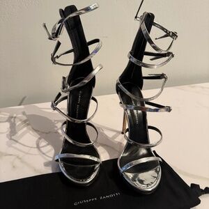 Silver Giuseppe Zanotti Heels